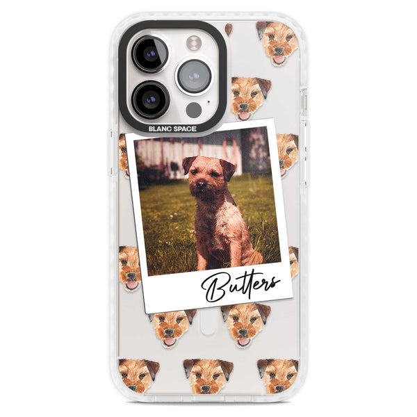Personalised Border Terrier Instant Camera Photo