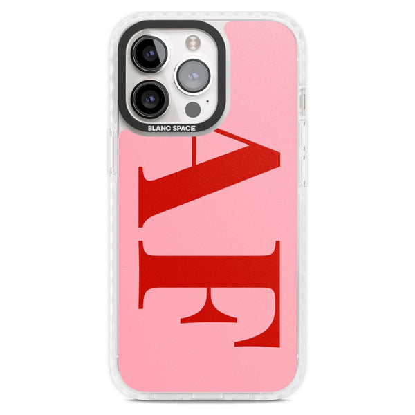 Personalised Red & Pink Letters