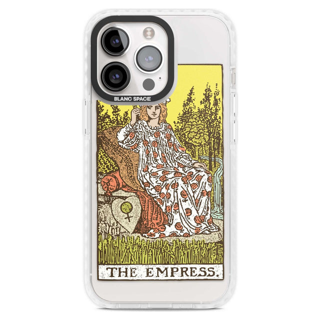 Personalised The Empress Tarot Card - Colour Custom Phone Case iPhone 15 Pro Max / Magsafe Impact Case,iPhone 15 Pro / Magsafe Impact Case Blanc Space