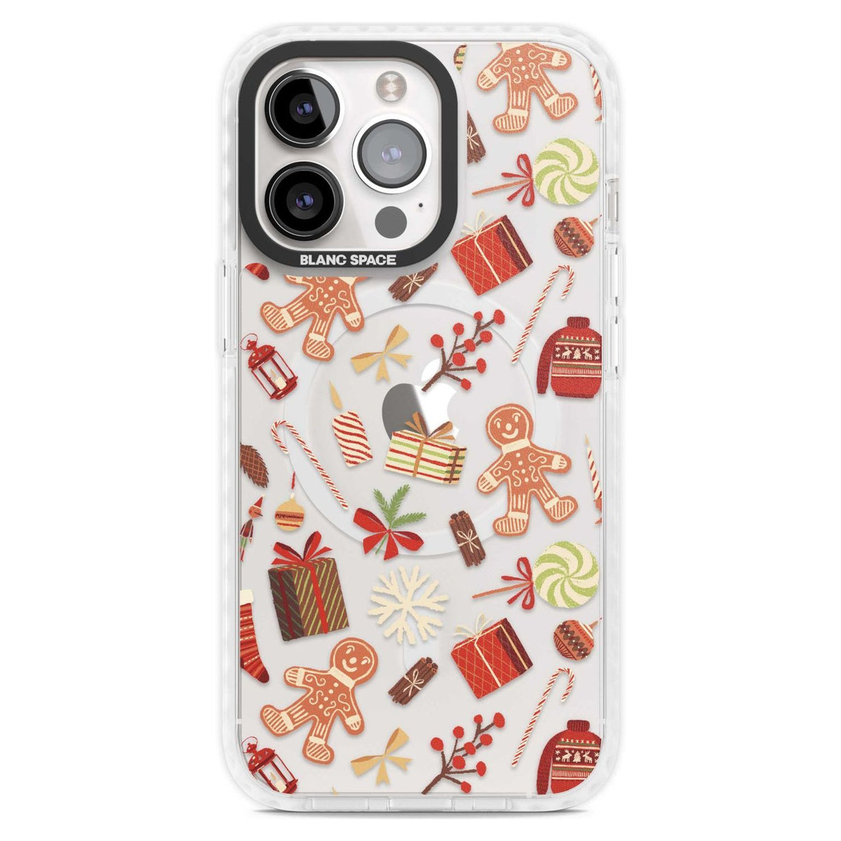 Christmas Assortments Phone Case iPhone 15 Pro Max / Magsafe Impact Case,iPhone 15 Pro / Magsafe Impact Case Blanc Space