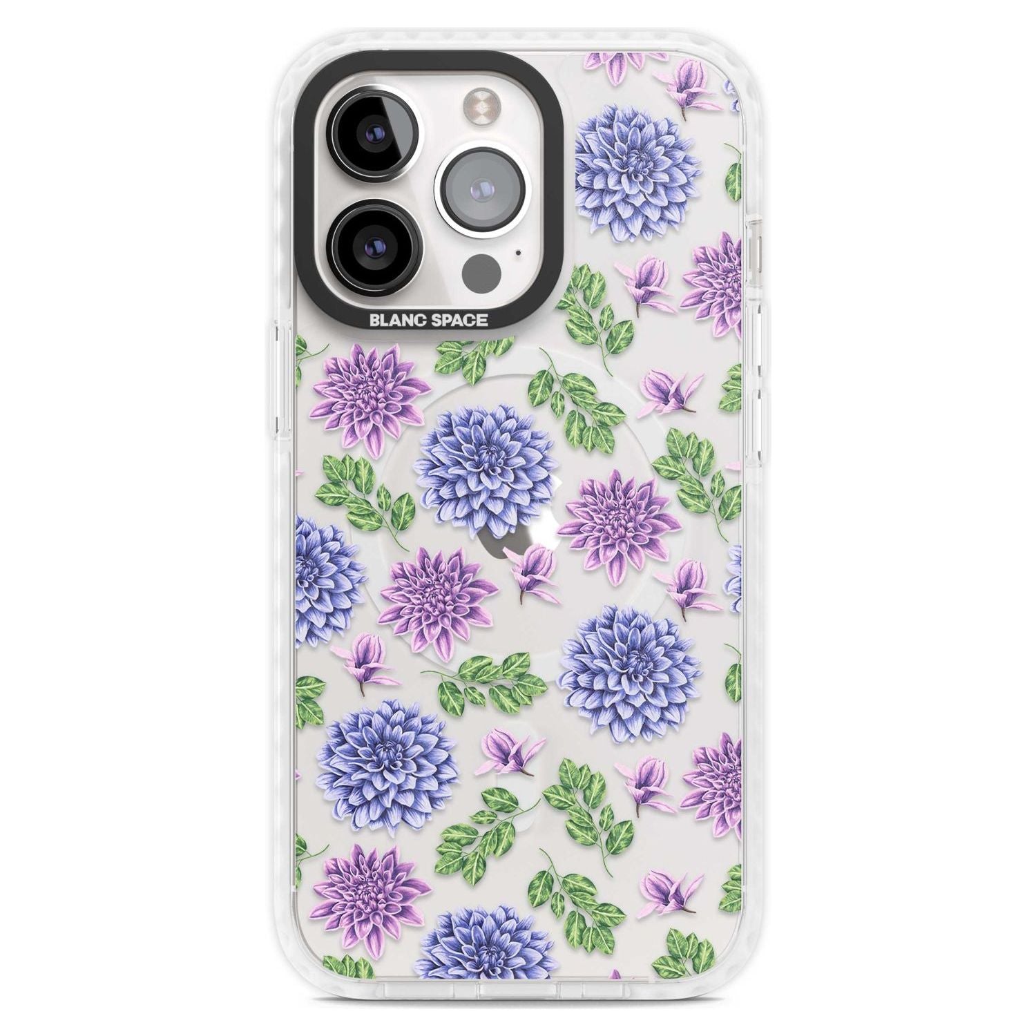 Purple Dahlias Floral