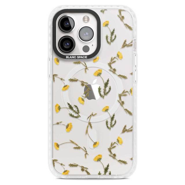 Long Stemmed Wildflowers - Dried Flower-Inspired Phone Case iPhone 15 Pro Max / Magsafe Impact Case,iPhone 15 Pro / Magsafe Impact Case Blanc Space