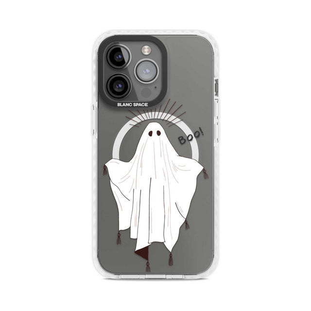 BOO! Phone Case iPhone 15 Pro Max / Magsafe Impact Case,iPhone 15 Pro / Magsafe Impact Case Blanc Space