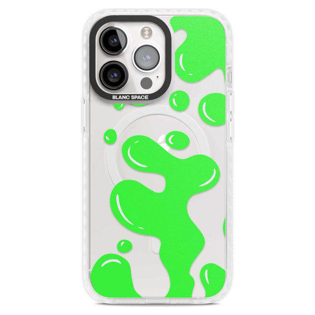 Green Lava Lamp Phone Case iPhone 15 Pro Max / Magsafe Impact Case,iPhone 15 Pro / Magsafe Impact Case Blanc Space