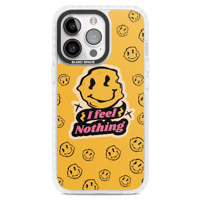 I feel nothing Phone Case iPhone 15 Pro Max / Magsafe Impact Case,iPhone 15 Pro / Magsafe Impact Case Blanc Space