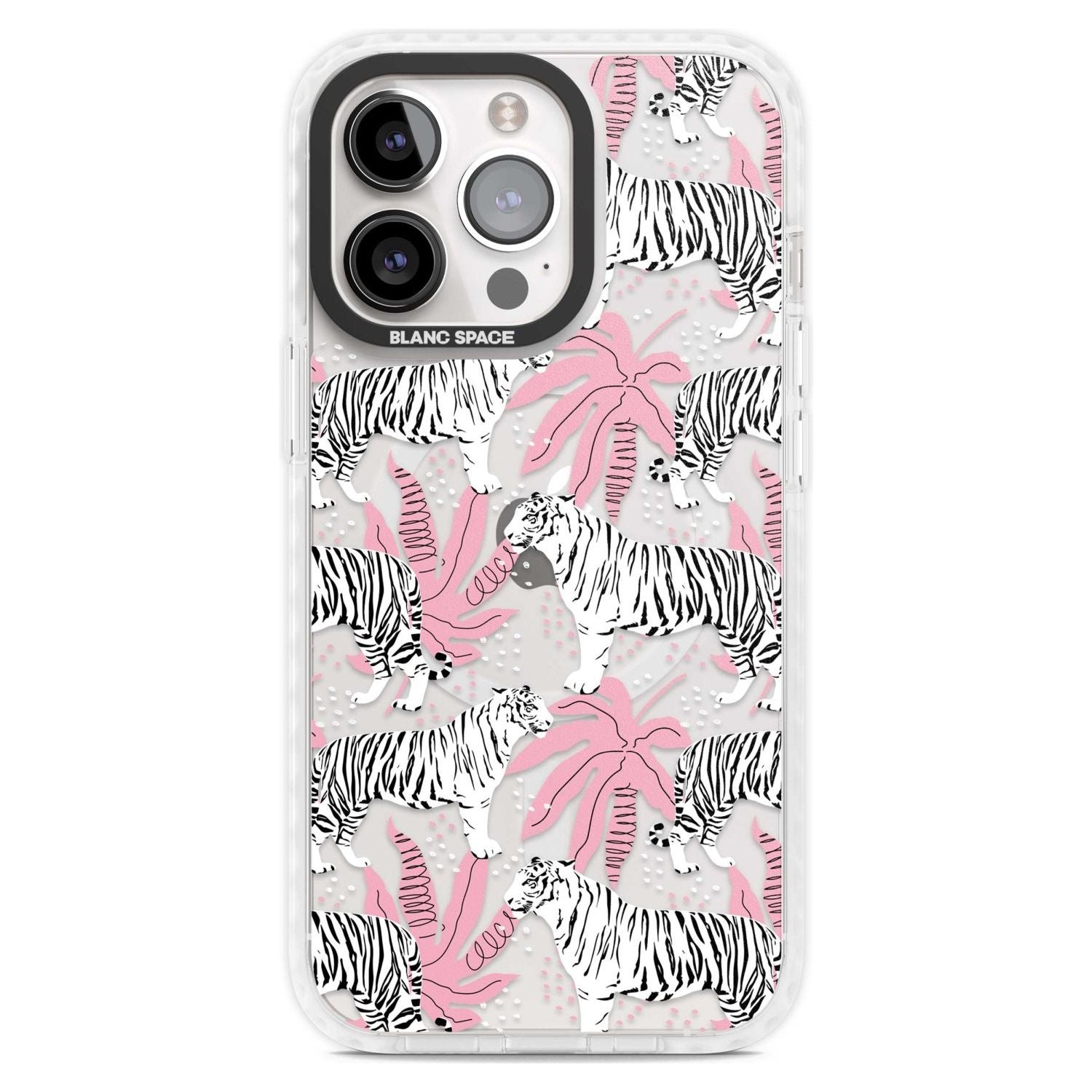 Pink & White Tropical Tigers