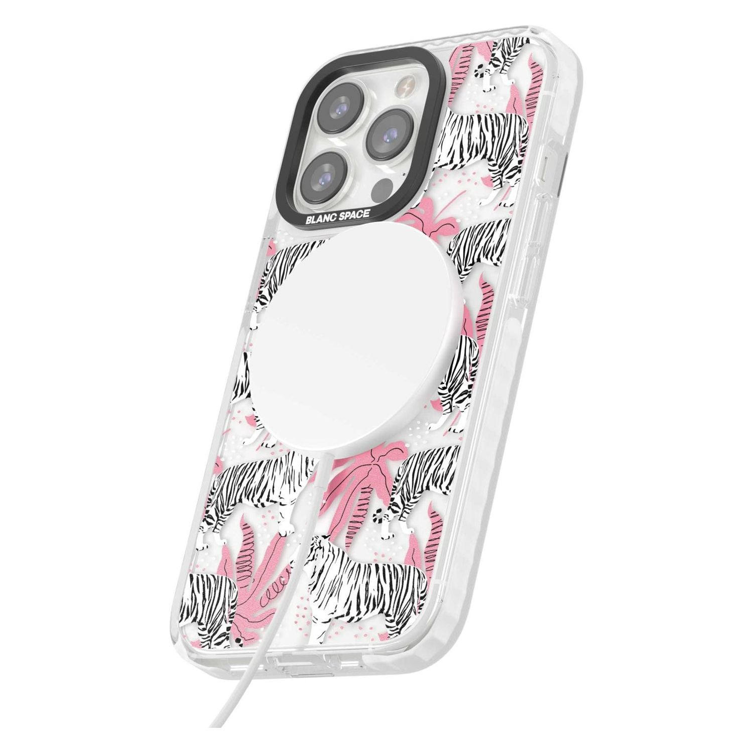 Pink & White Tropical Tigers