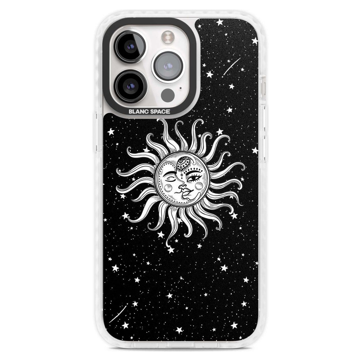 Mystic Sun Moon Phone Case iPhone 15 Pro Max / Magsafe Impact Case,iPhone 15 Pro / Magsafe Impact Case Blanc Space
