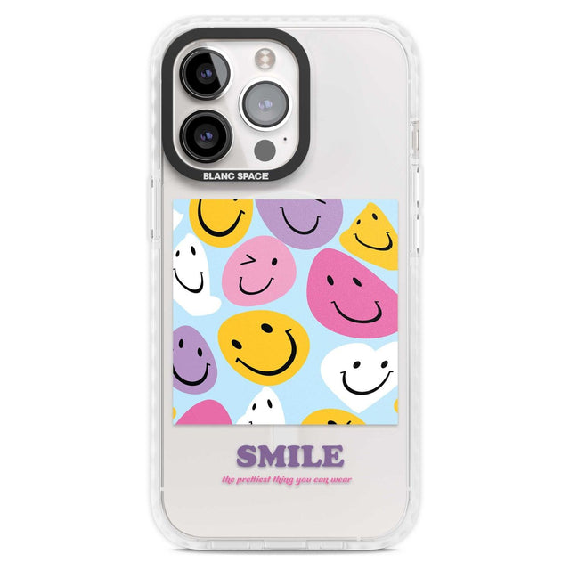 A Smile Phone Case iPhone 15 Pro Max / Magsafe Impact Case,iPhone 15 Pro / Magsafe Impact Case Blanc Space