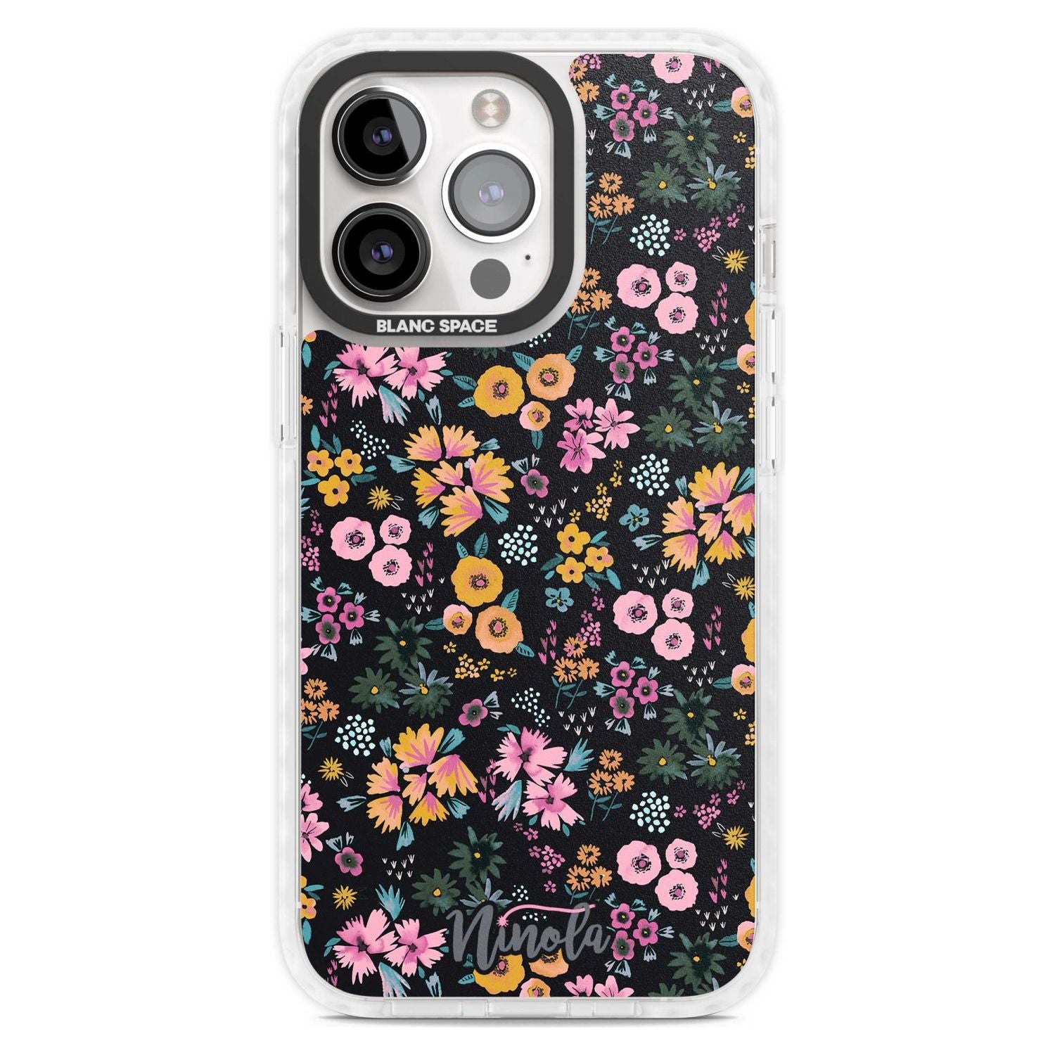 Little Flowers Phone Case iPhone 15 Pro Max / Magsafe Impact Case,iPhone 15 Pro / Magsafe Impact Case Blanc Space