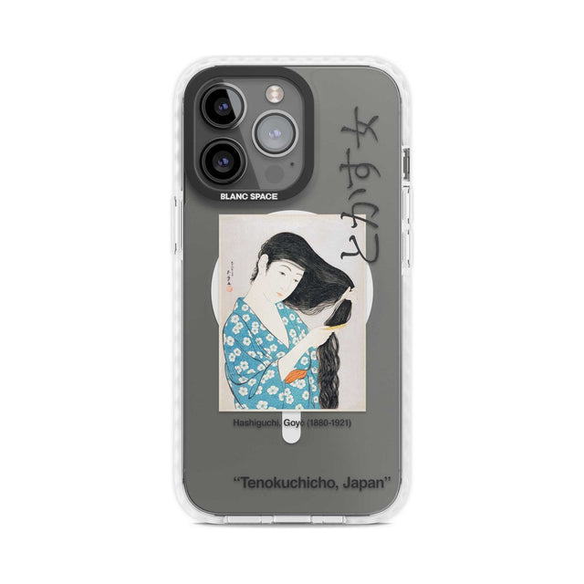 Goyo Hashiguchi Phone Case iPhone 15 Pro Max / Magsafe Impact Case,iPhone 15 Pro / Magsafe Impact Case Blanc Space