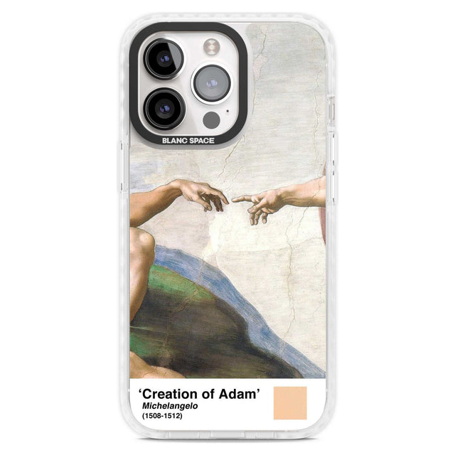 Creation of Adam Phone Case iPhone 15 Pro Max / Magsafe Impact Case,iPhone 15 Pro / Magsafe Impact Case Blanc Space
