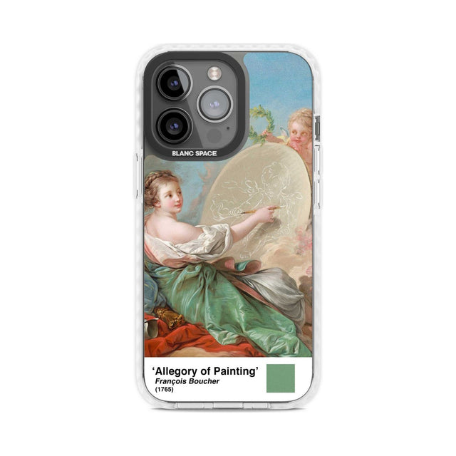 Allegory of Painting Phone Case iPhone 15 Pro Max / Magsafe Impact Case,iPhone 15 Pro / Magsafe Impact Case Blanc Space