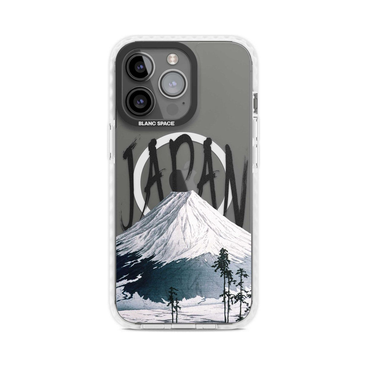Mount Fuji Cutout Phone Case iPhone 15 Pro Max / Magsafe Impact Case,iPhone 15 Pro / Magsafe Impact Case Blanc Space