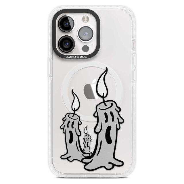 Candle Lit Phone Case iPhone 15 Pro Max / Magsafe Impact Case,iPhone 15 Pro / Magsafe Impact Case Blanc Space