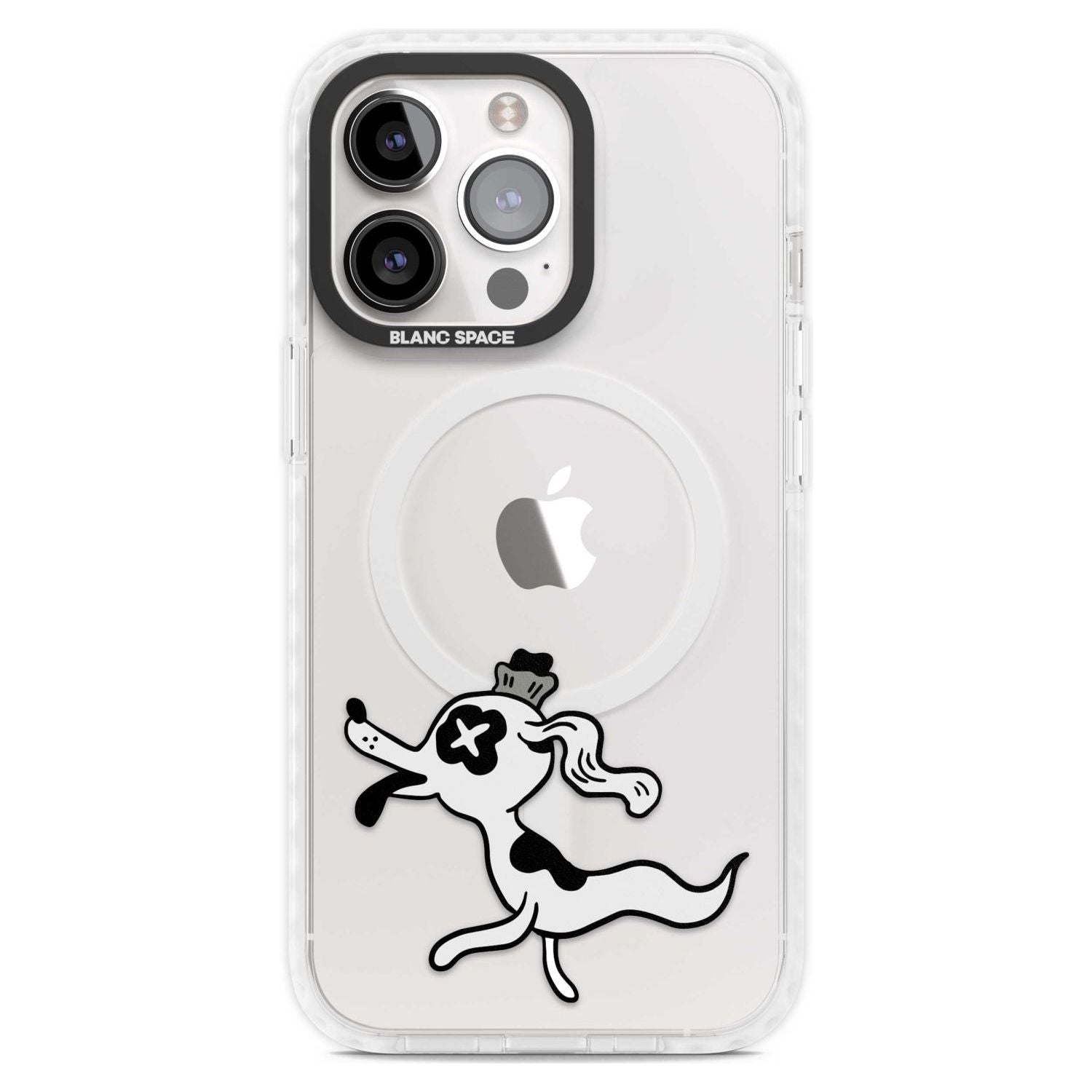 Dog Spirit Phone Case iPhone 15 Pro Max / Magsafe Impact Case,iPhone 15 Pro / Magsafe Impact Case Blanc Space