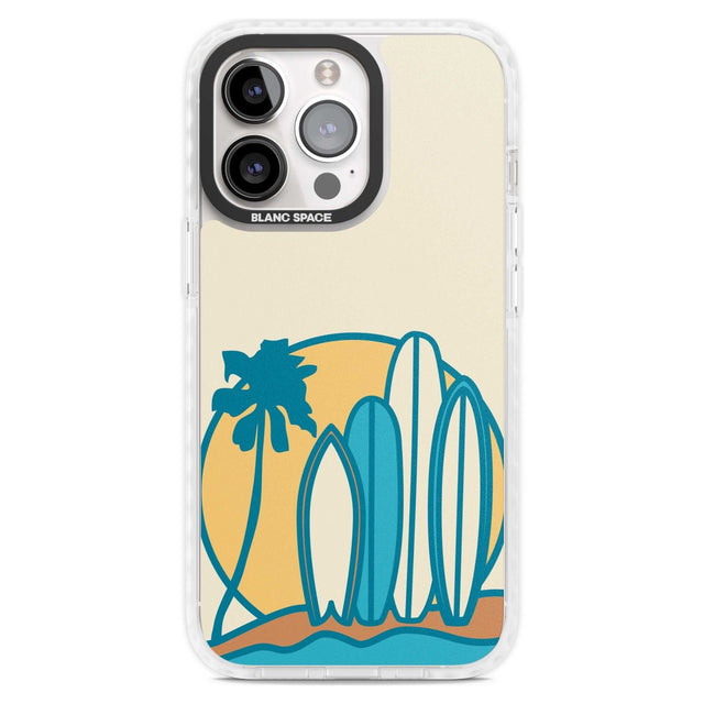 Beach Bound Phone Case iPhone 15 Pro Max / Magsafe Impact Case,iPhone 15 Pro / Magsafe Impact Case Blanc Space