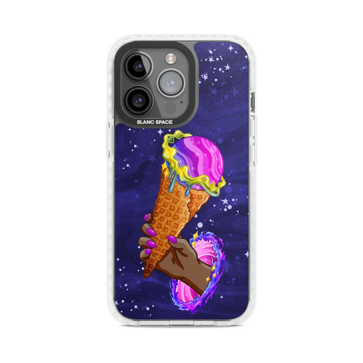 Interdimensional Ice Cream Phone Case iPhone 15 Pro Max / Magsafe Impact Case,iPhone 15 Pro / Magsafe Impact Case Blanc Space