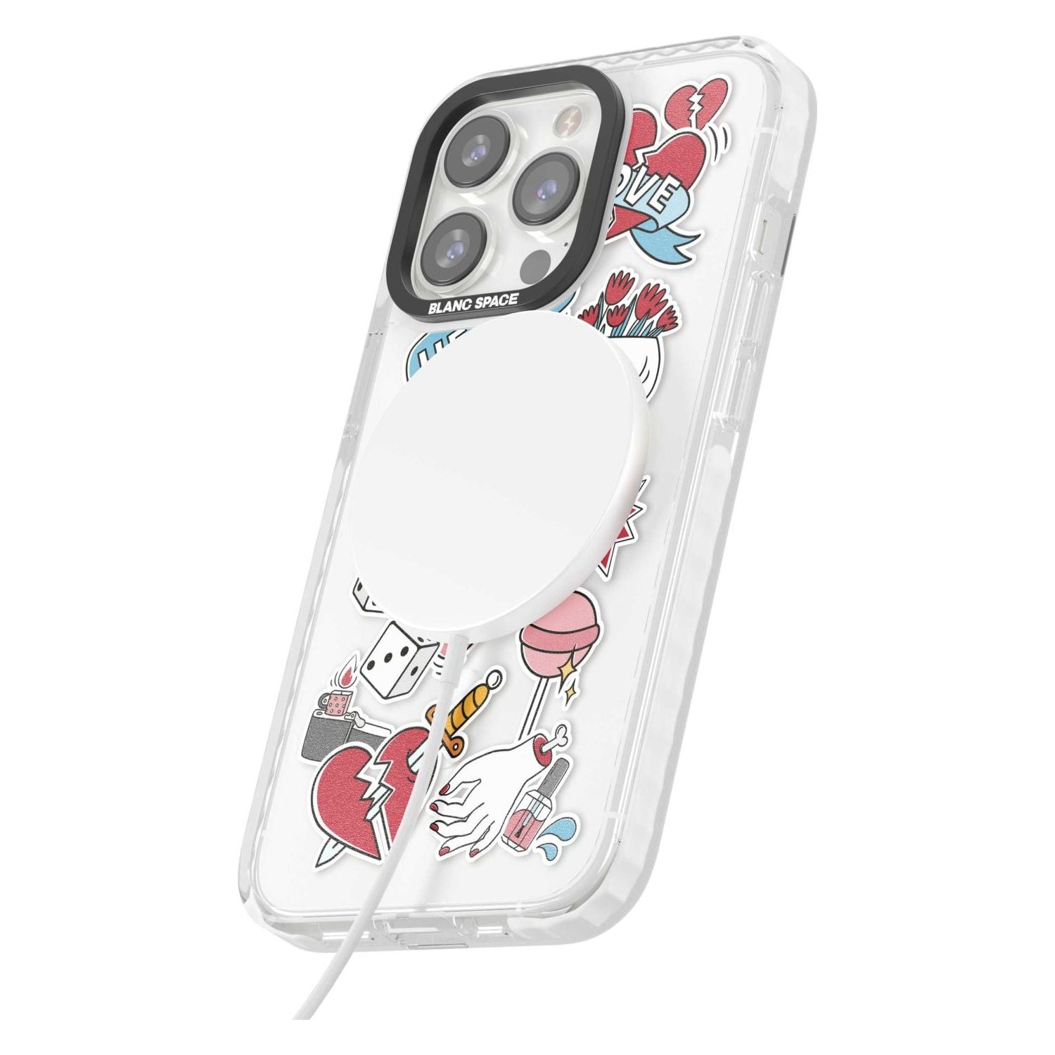 Skull & Flowers Stickers