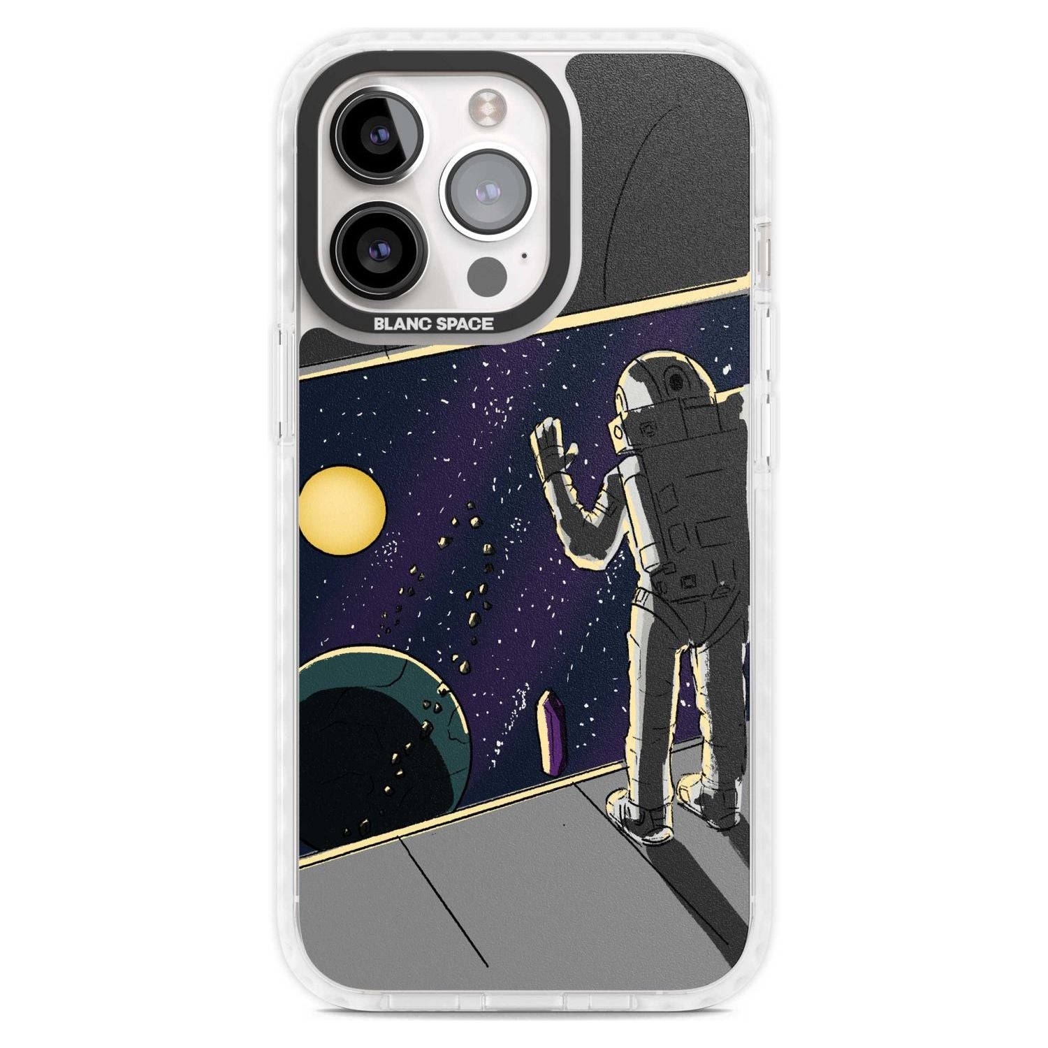 Home Phone Case iPhone 15 Pro Max / Magsafe Impact Case,iPhone 15 Pro / Magsafe Impact Case Blanc Space