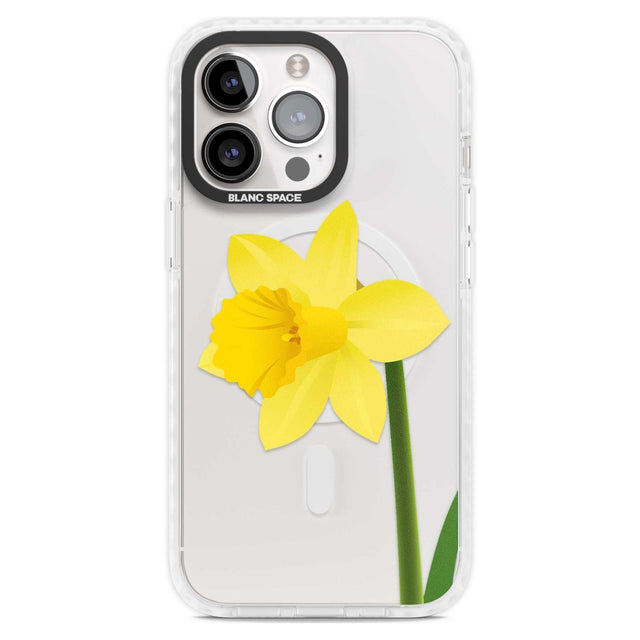 Daffodil Phone Case iPhone 15 Pro Max / Magsafe Impact Case,iPhone 15 Pro / Magsafe Impact Case Blanc Space