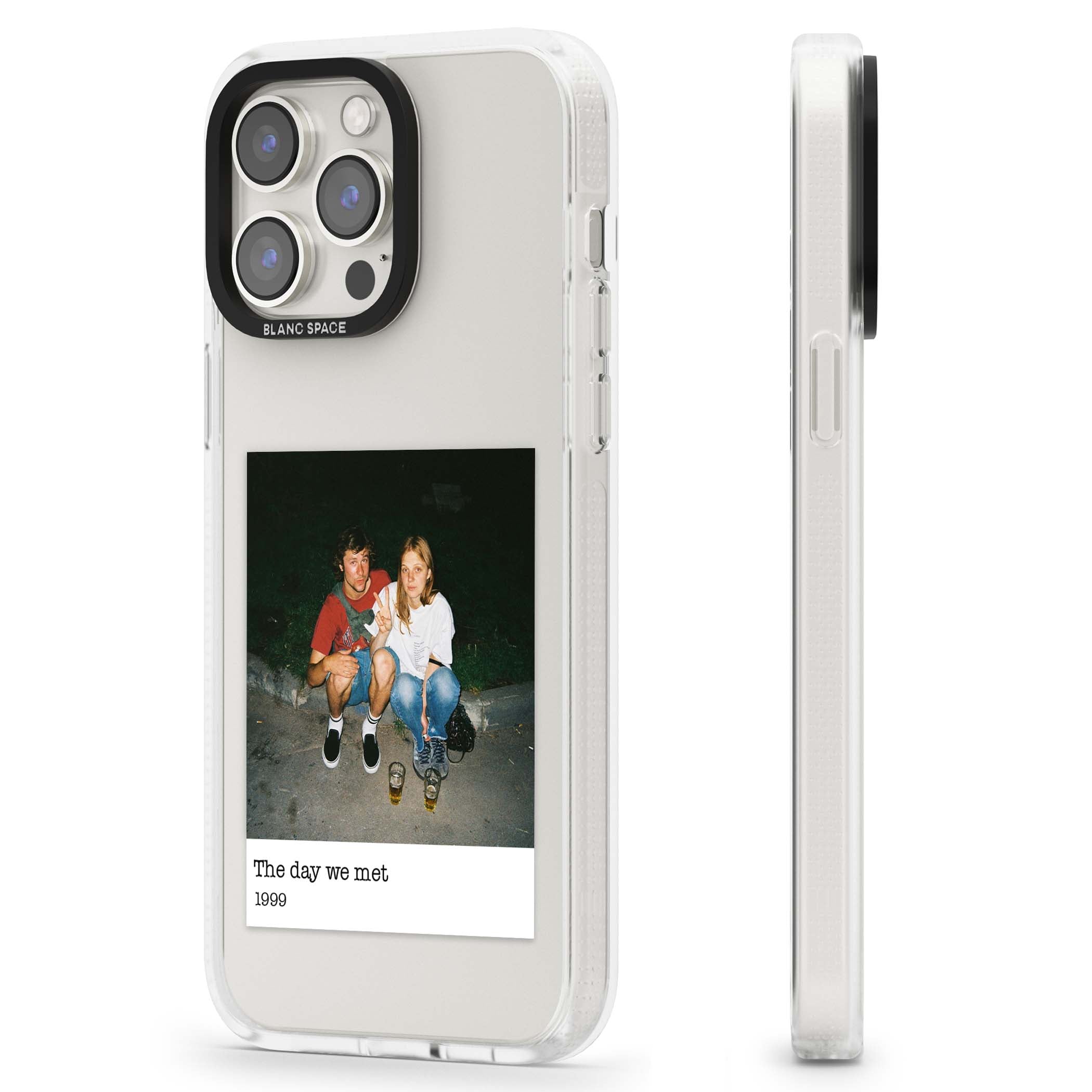 Photo Memory minimal iPhone case | Clear Case Impact Air case for iPhone 15 Pro, iPhone 15 Pro Max