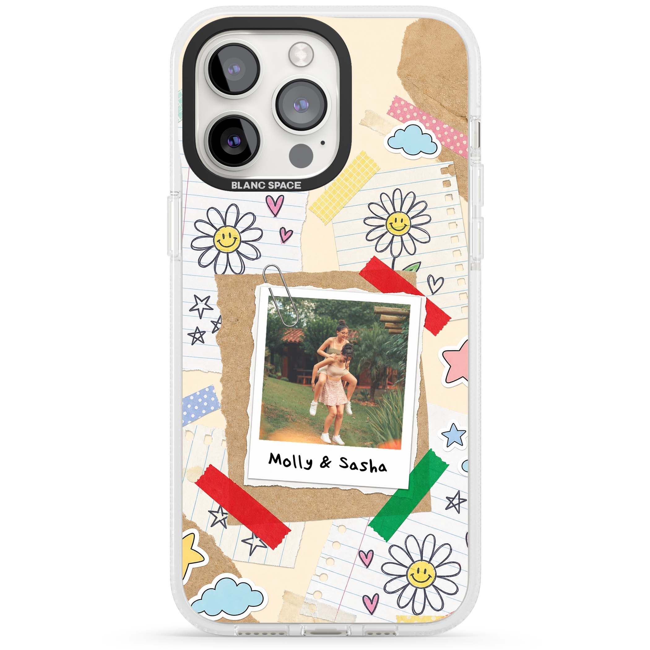 Scrapbook Photo coquette iPhone case | Clear Case Impact Air case for iPhone 15 Pro, iPhone 15 Pro Max