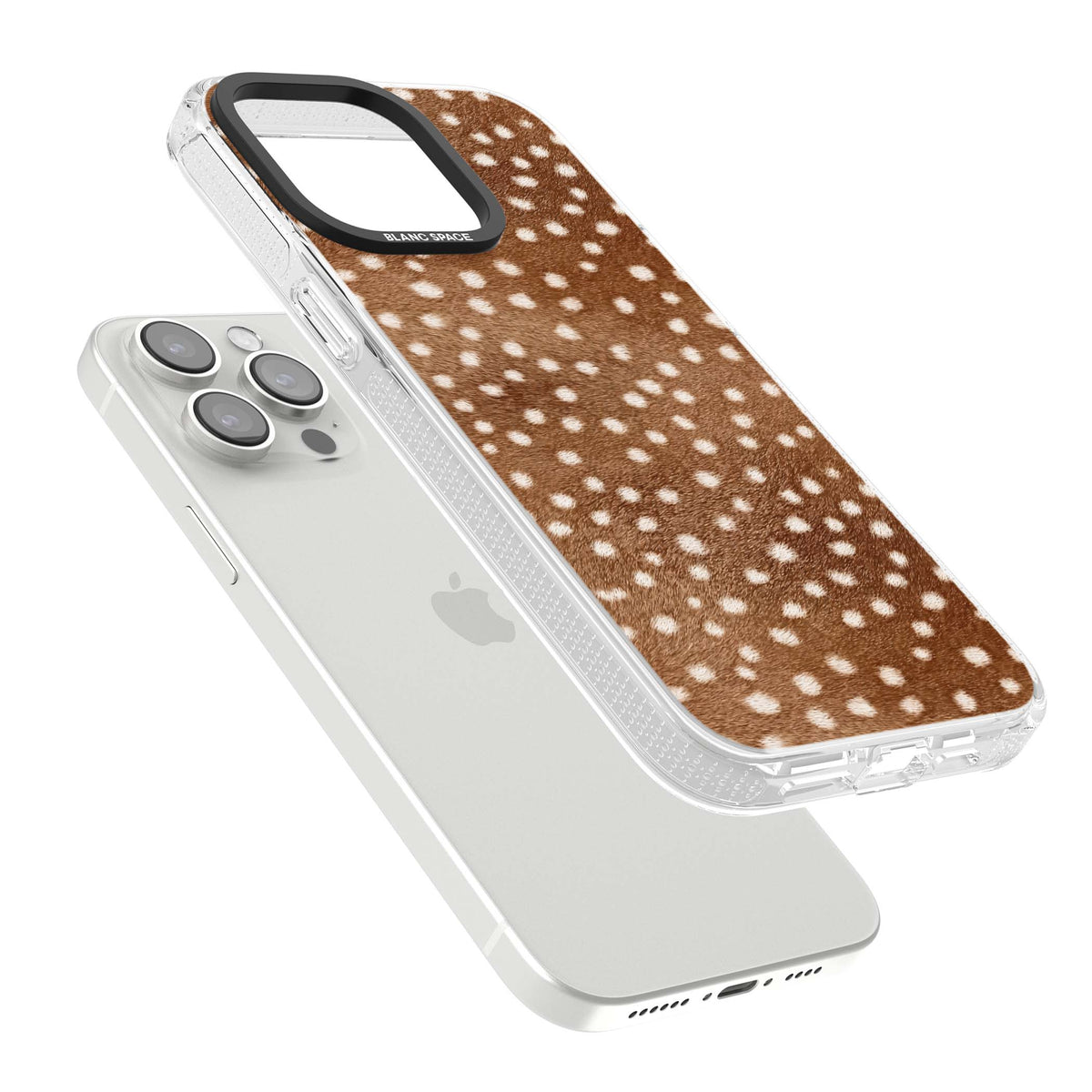 Deer Print animals iPhone case | Clear Case Impact Air case for iPhone 15 Pro, iPhone 15 Pro Max