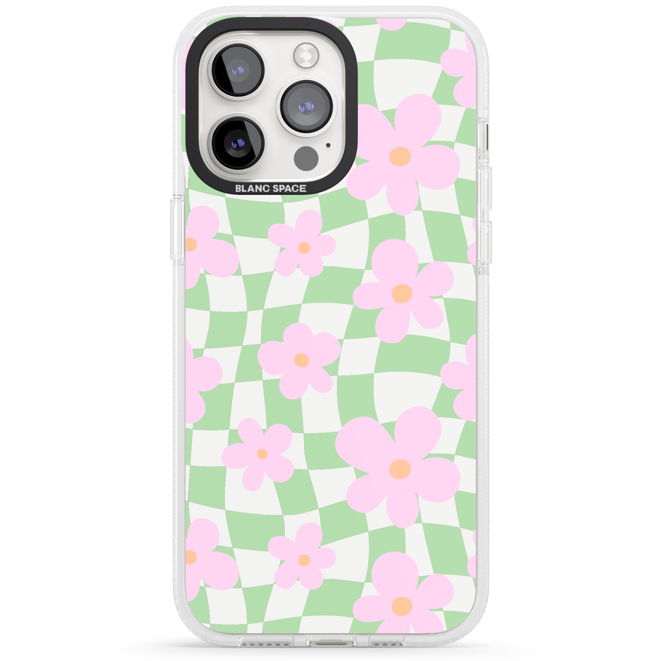 Spring Picnic iPhone 15 Pro Max / 15 Pro / 14 Pro Max / 14 Pro / 13 Pro Clear Case Impact Air - Blanc Space