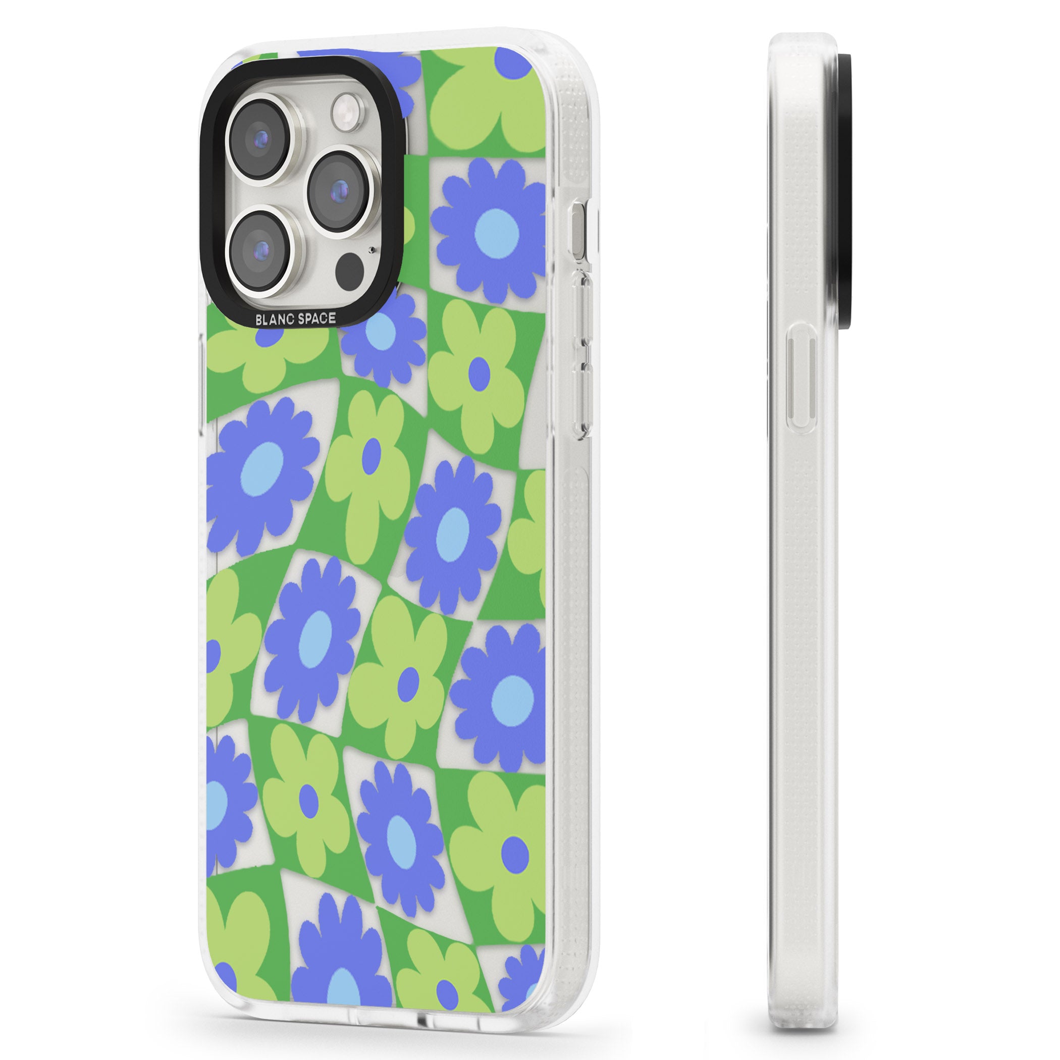 Garden Party iPhone 15 Pro Max / 15 Pro / 14 Pro Max / 14 Pro / 13 Pro Clear Case Impact Air - Blanc Space