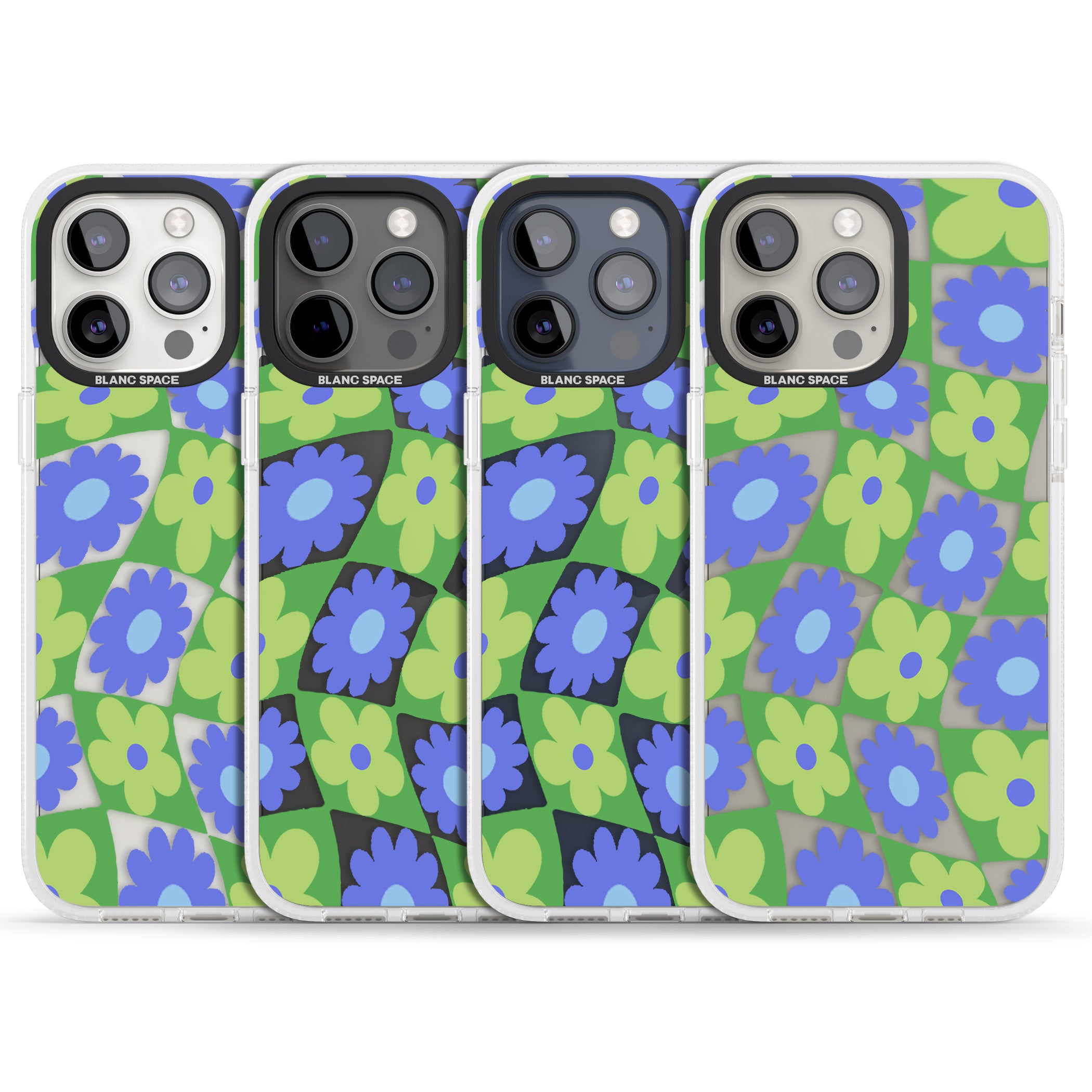 Garden Party iPhone 15 Pro Max / 15 Pro / 14 Pro Max / 14 Pro / 13 Pro Clear Case Impact Air - Blanc Space