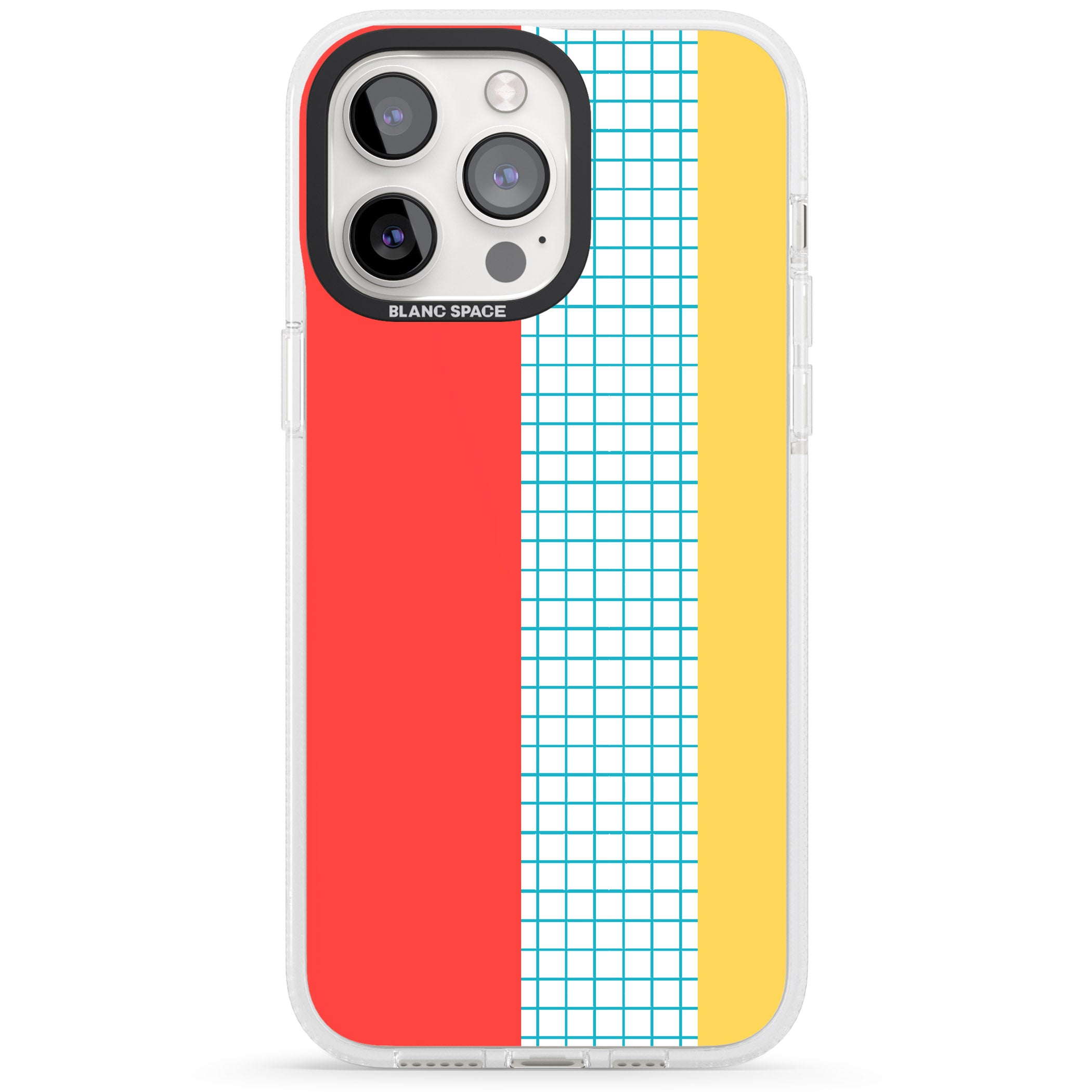 Abstract Grid Red, Blue, Yellow