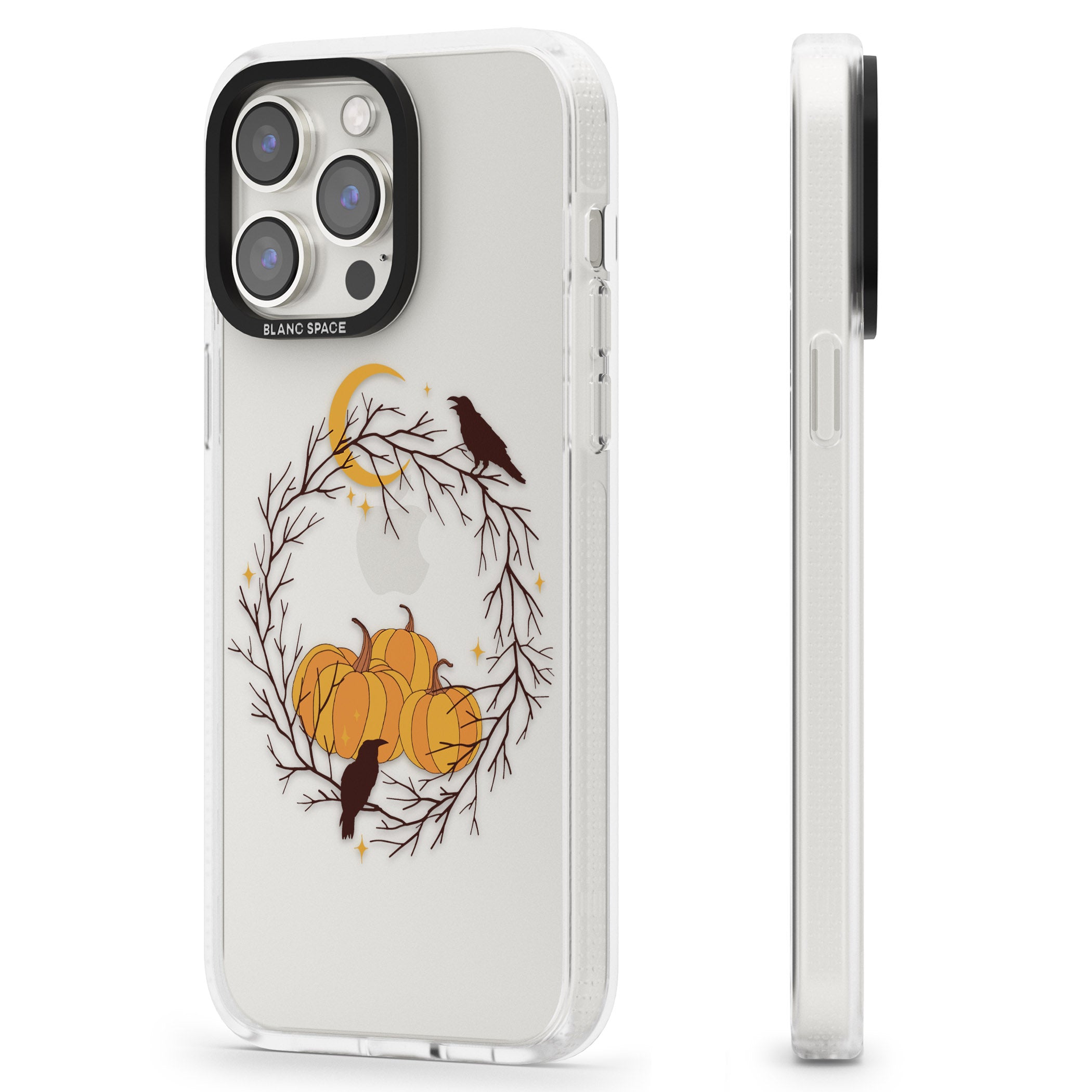 Pumpkin Patch iPhone 15 Pro Max / 15 Pro / 14 Pro Max / 14 Pro / 13 Pro Clear Case Impact Air - Blanc Space