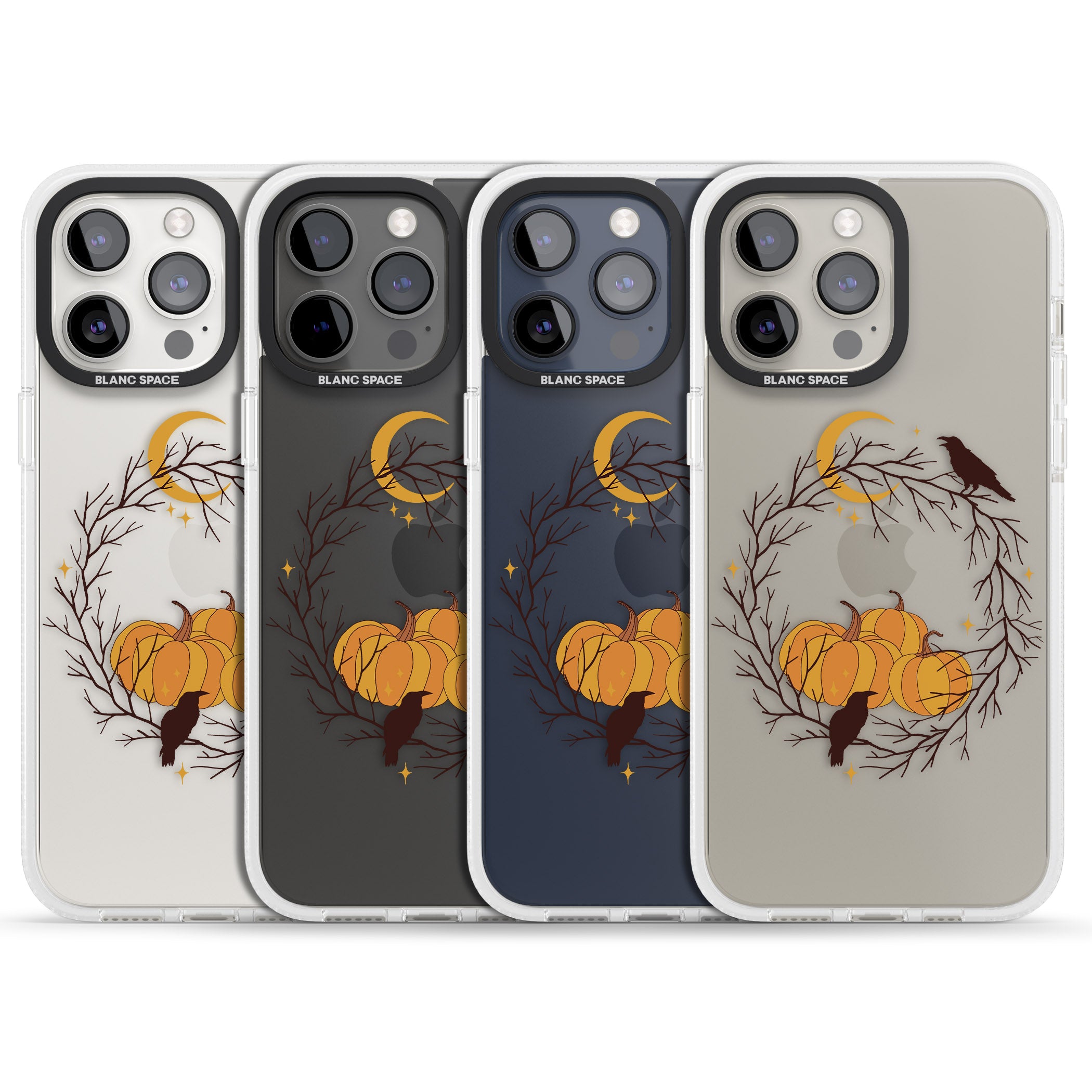 Pumpkin Patch iPhone 15 Pro Max / 15 Pro / 14 Pro Max / 14 Pro / 13 Pro Clear Case Impact Air - Blanc Space