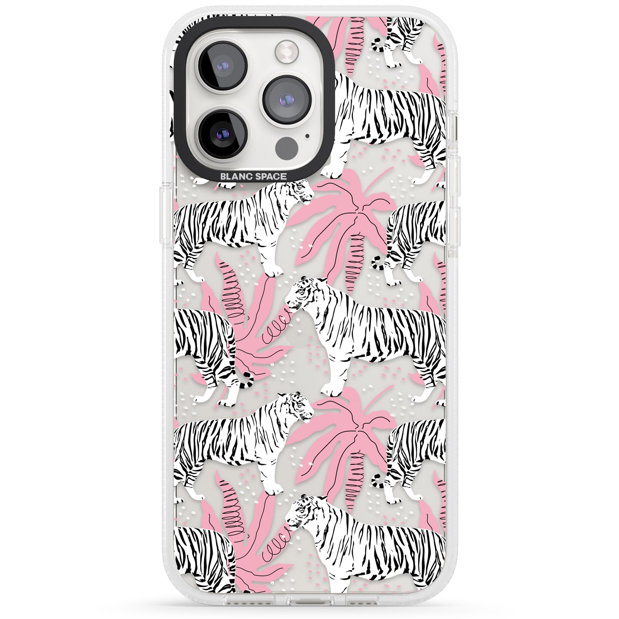 Pink & White Tropical Tigers