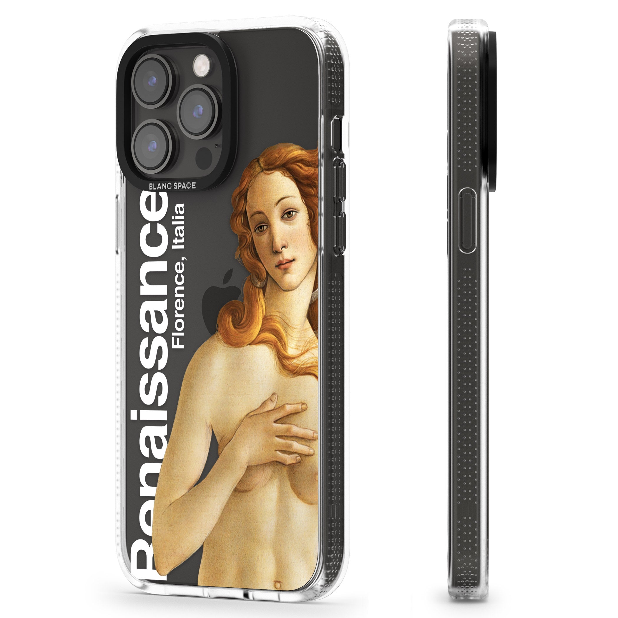 Florence Renaissance iPhone 15 Pro Max / 15 Pro / 14 Pro Max / 14 Pro / 13 Pro Clear Case Impact Air - Blanc Space