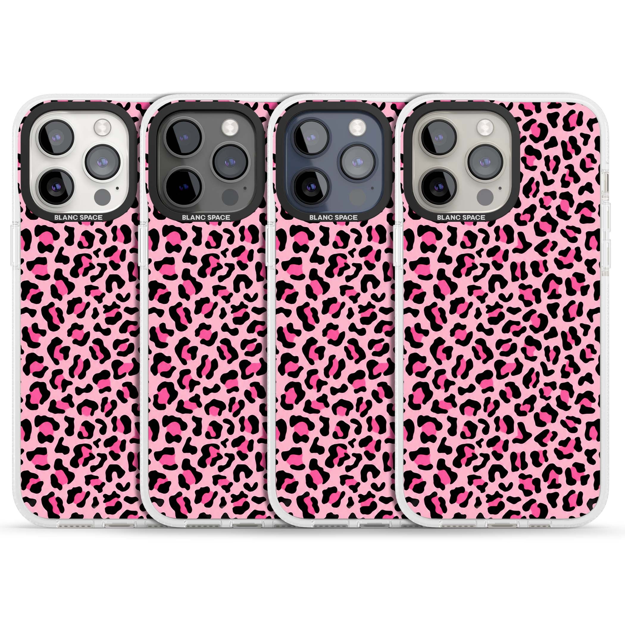 Pink Leopard baddie iPhone case | Clear Case Impact Air case for iPhone 15 Pro, iPhone 15 Pro Max