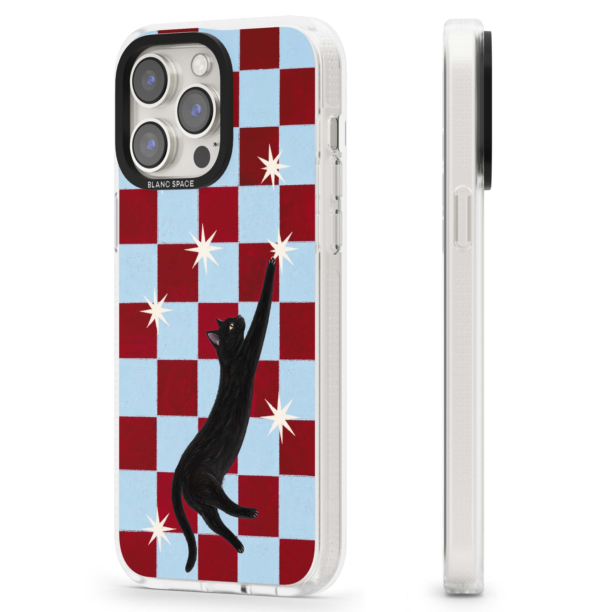 Starlit Kitty animals iPhone case | Clear Case Impact Air case for iPhone 15 Pro, iPhone 15 Pro Max