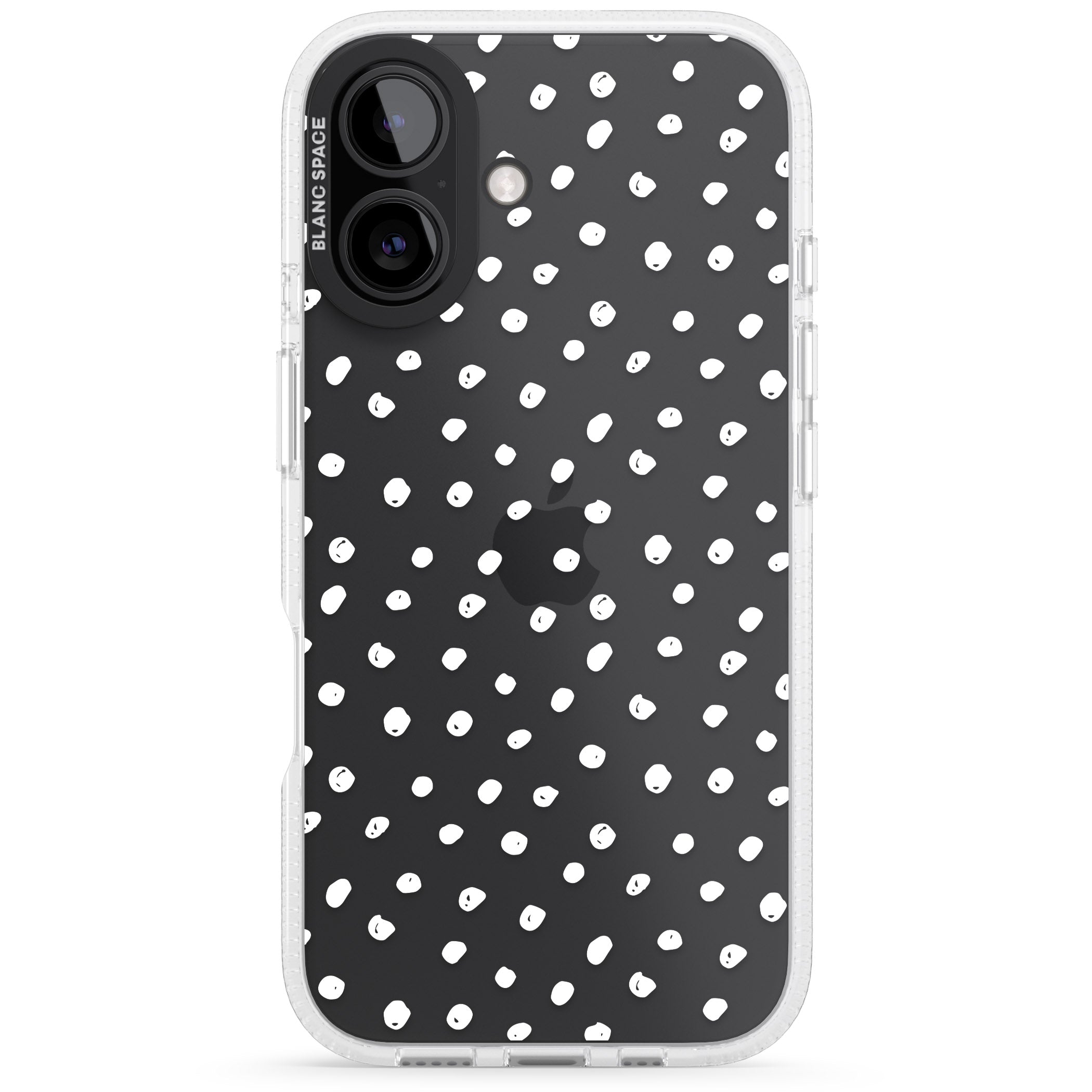 Messy White Dot Pattern