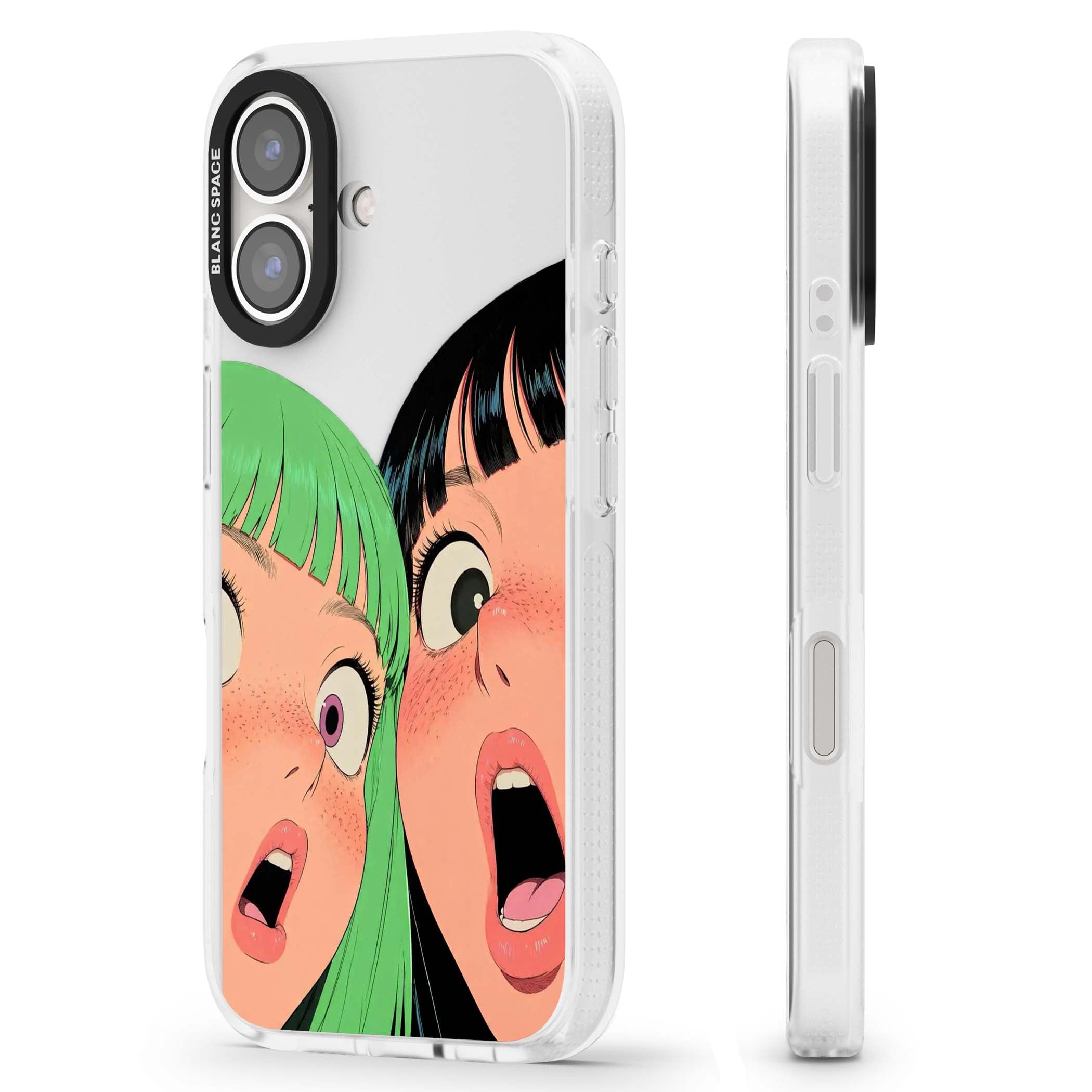Gasp for her iPhone case | Clear Case Impact Air case for iPhone 16, iPhone 16 Plus