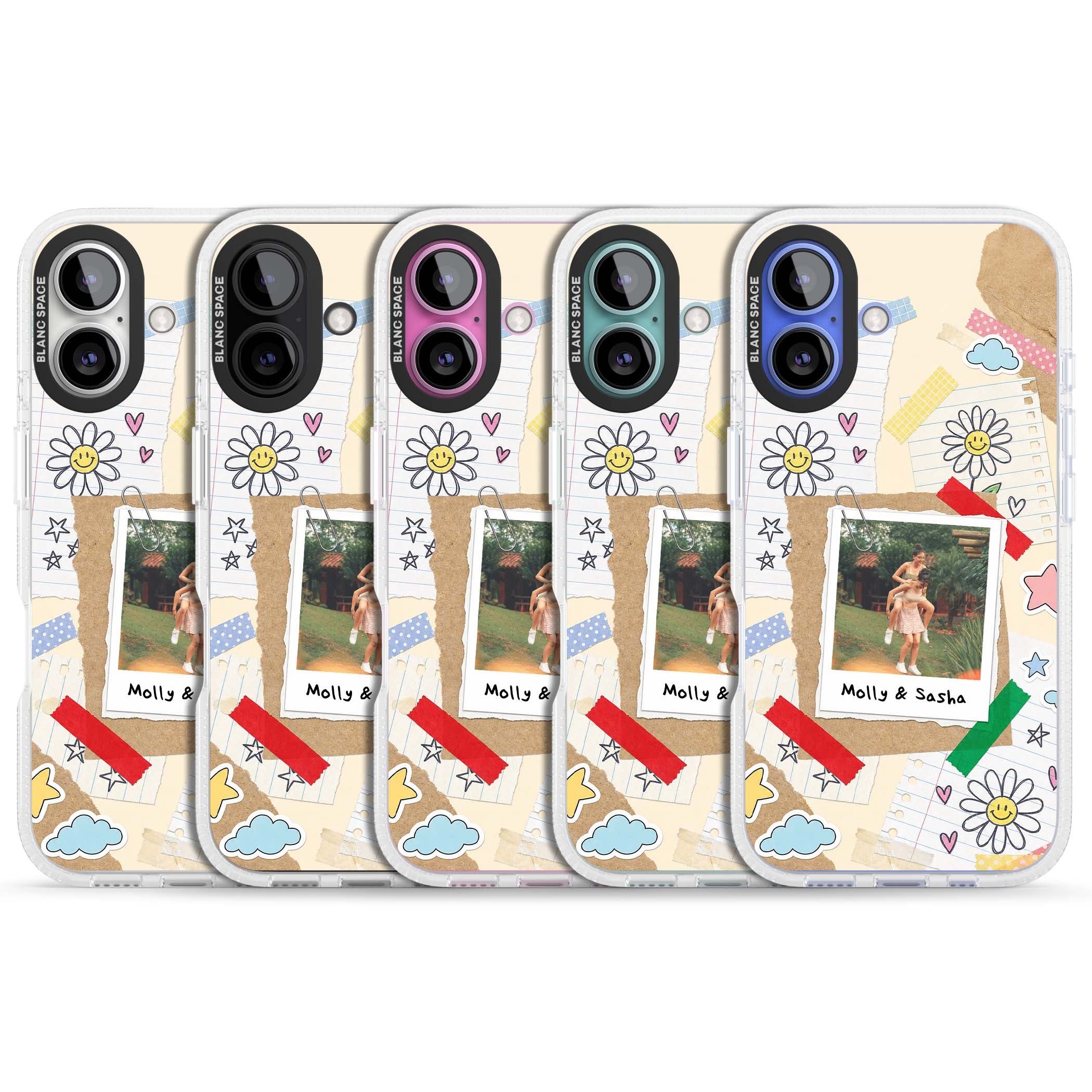 Scrapbook Photo coquette iPhone case | Clear Case Impact Air case for iPhone 16, iPhone 16 Plus