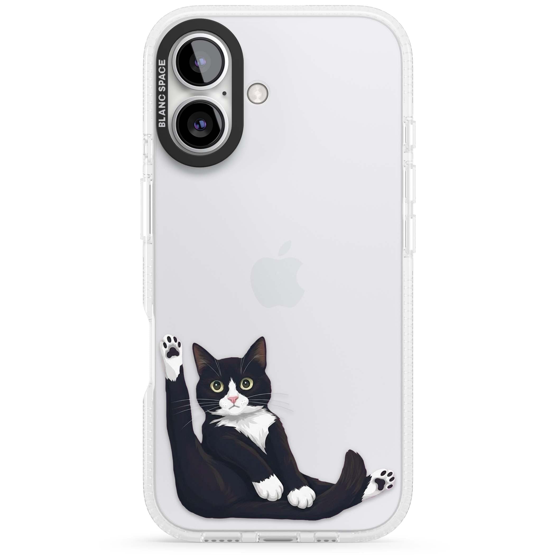 Mid-Groom Cat animals iPhone case | Clear Case Impact Air case for iPhone 16, iPhone 16 Plus