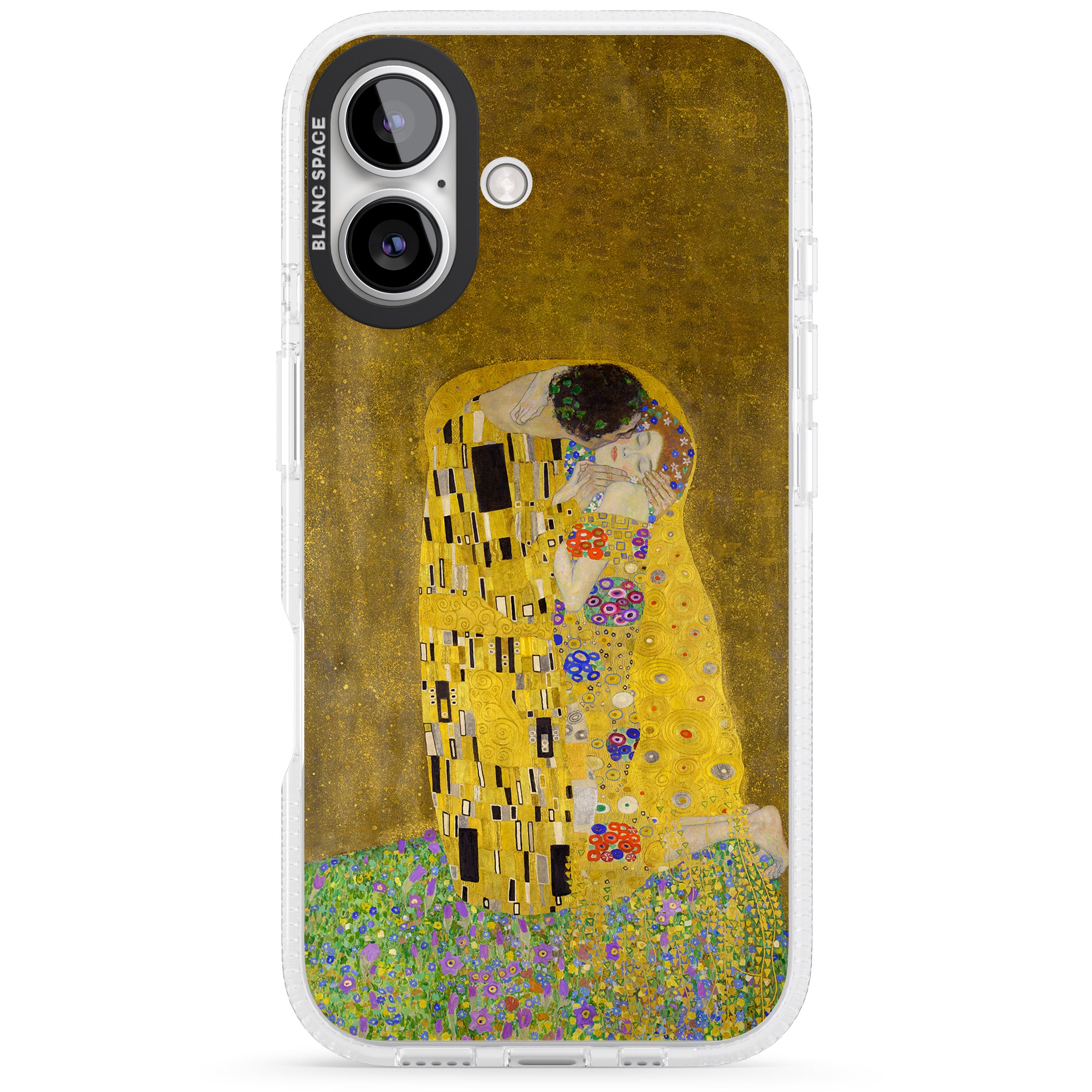 The Kiss iPhone 16 / 16 Plus Clear Case Impact Air - Blanc Space