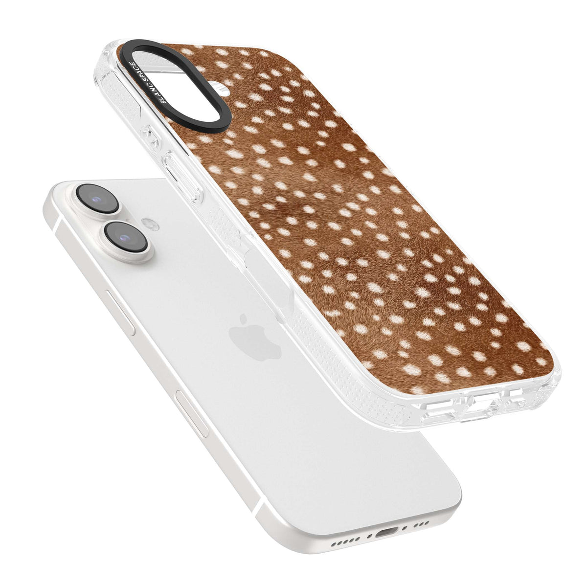 Deer Print animals iPhone case | Clear Case Impact Air case for iPhone 16, iPhone 16 Plus
