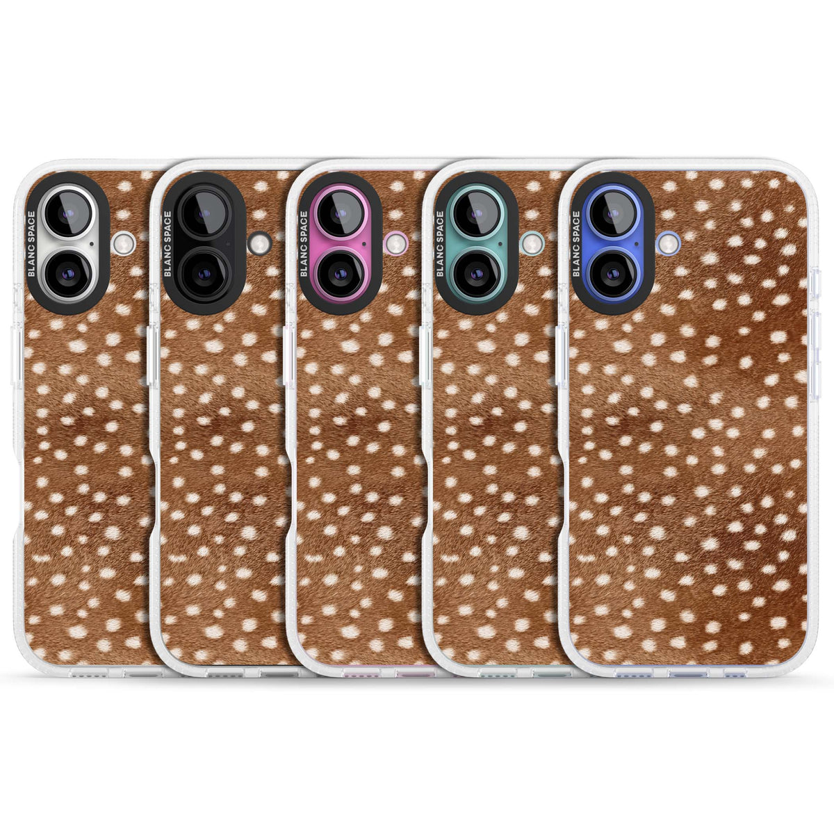 Deer Print animals iPhone case | Clear Case Impact Air case for iPhone 16, iPhone 16 Plus