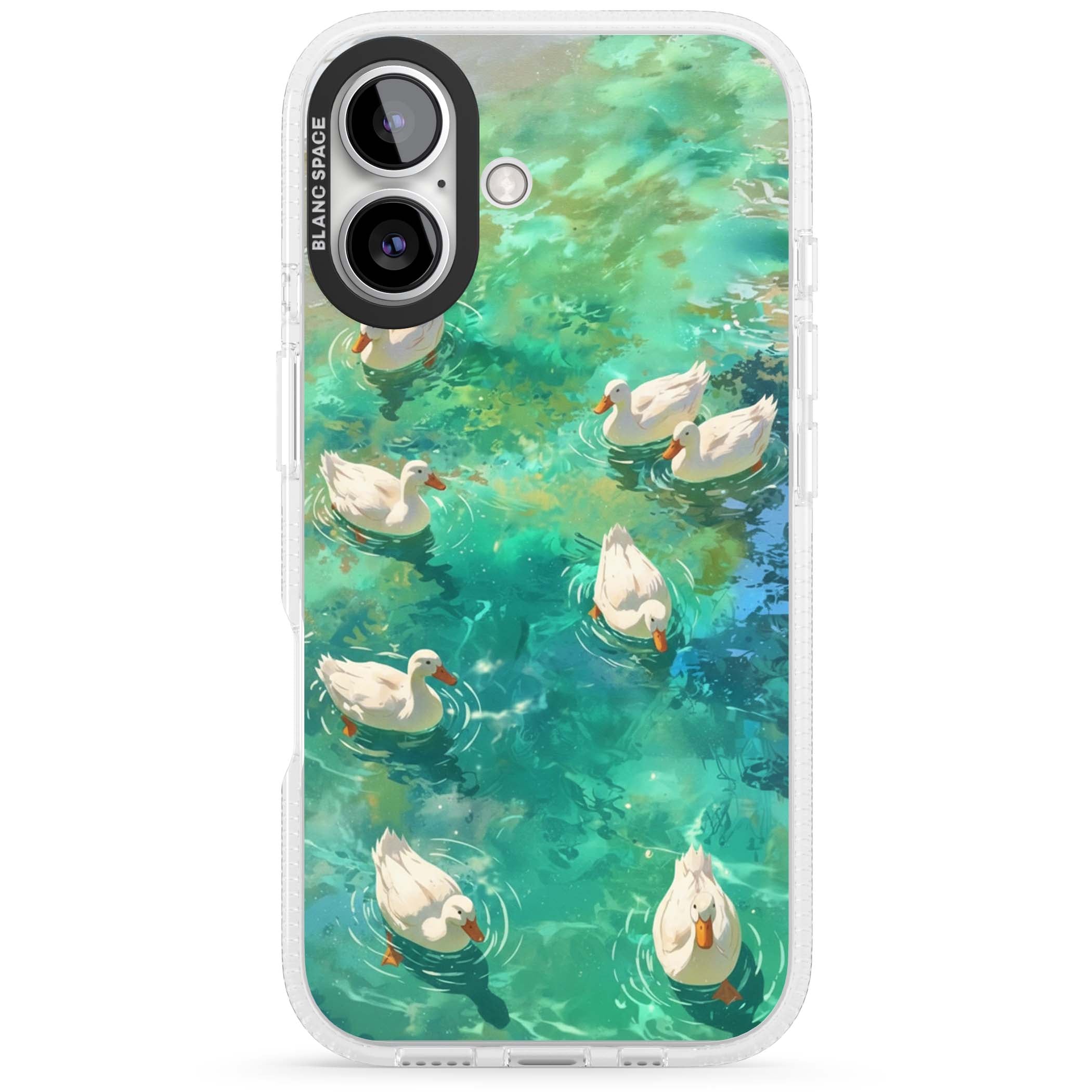 Ducks In The Pond for her iPhone case | Clear Case Impact Air case for iPhone 16, iPhone 16 Plus