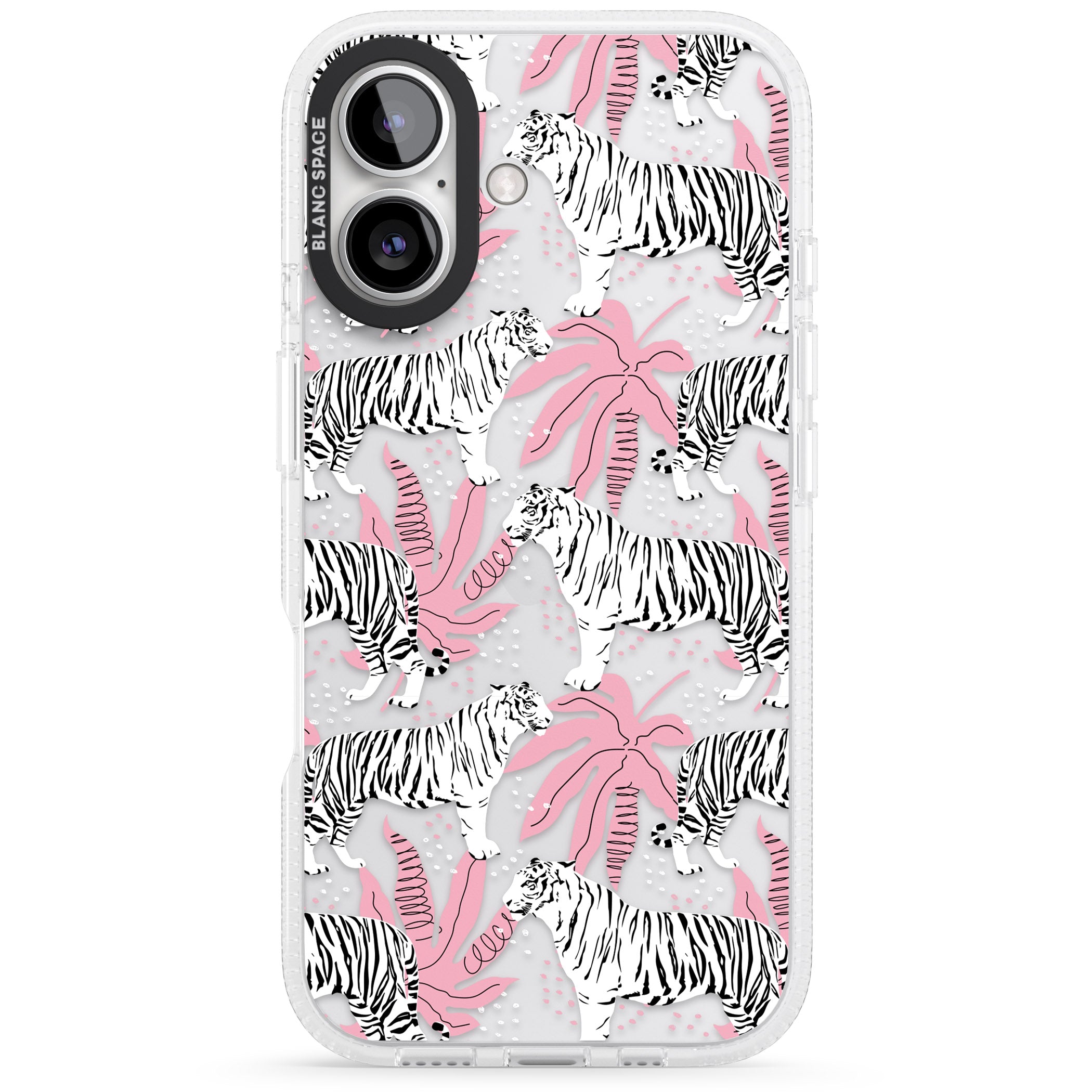 Pink & White Tropical Tigers
