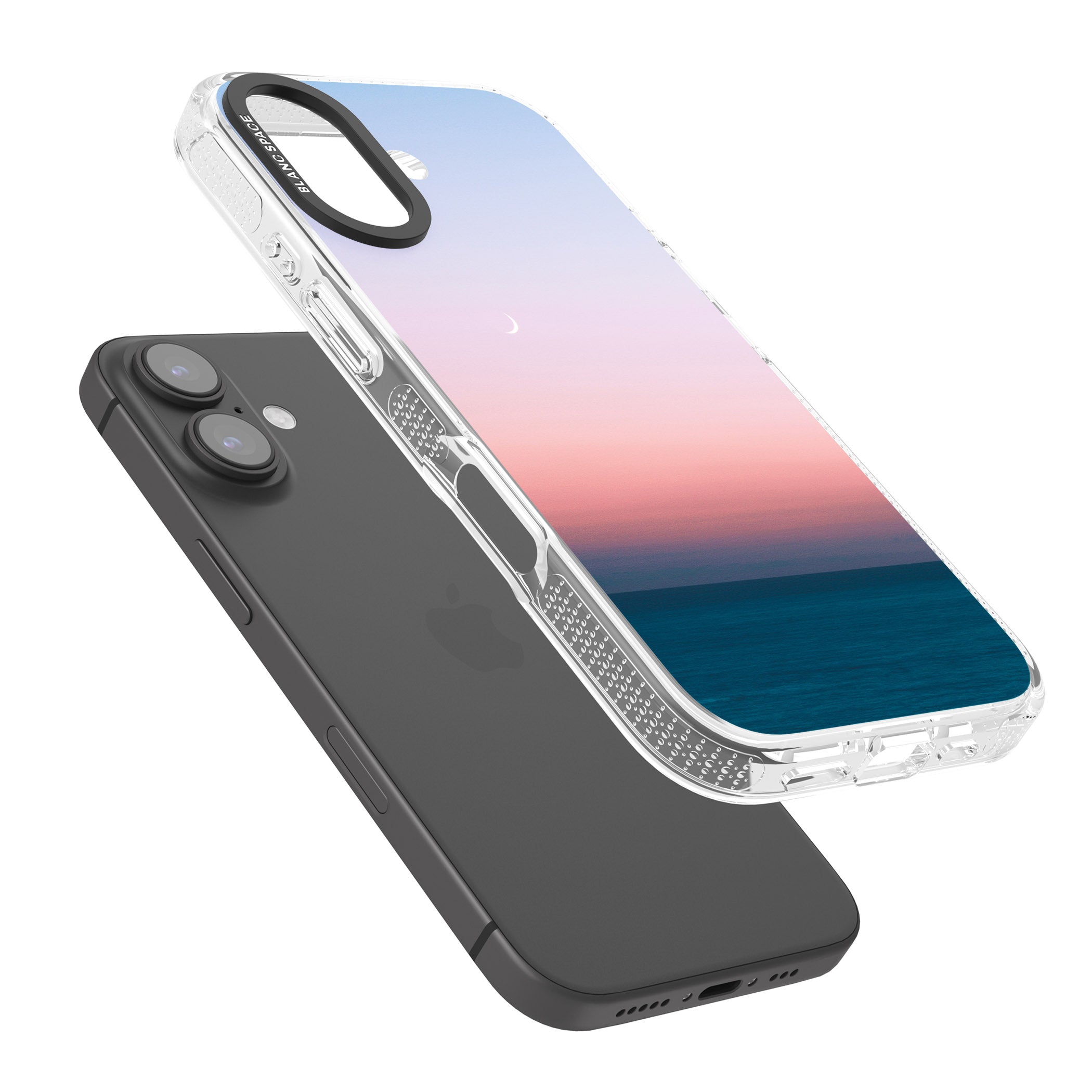 Sunset at Sea Photograph iPhone 16 / 16 Plus Clear Case Impact Air - Blanc Space