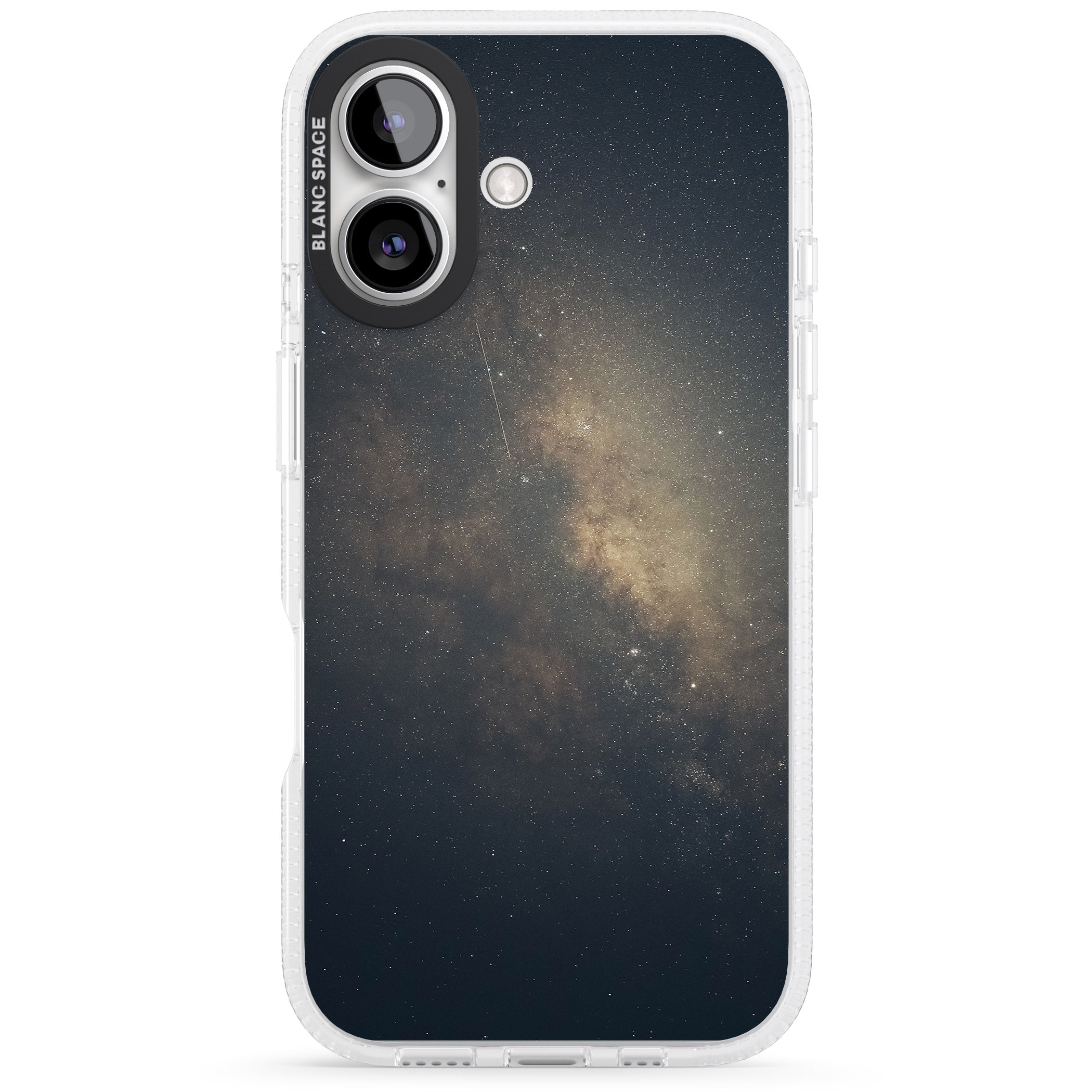 Night Sky Photograph iPhone 16 / 16 Plus Clear Case Impact Air - Blanc Space