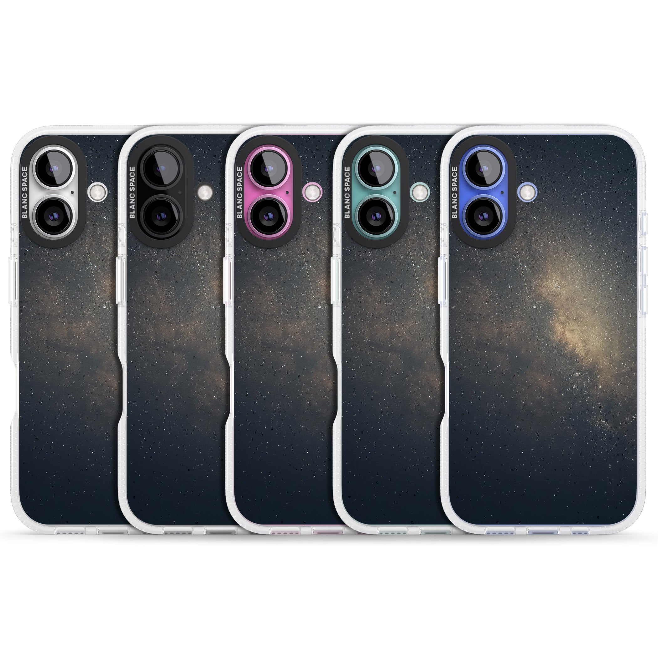 Night Sky Photograph iPhone 16 / 16 Plus Clear Case Impact Air - Blanc Space